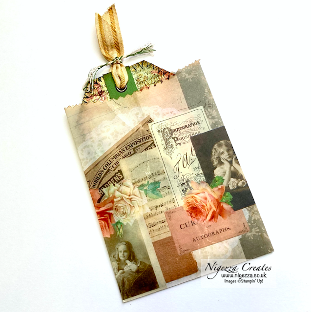 Faux Vellum Bag Pockets With Vintage Days