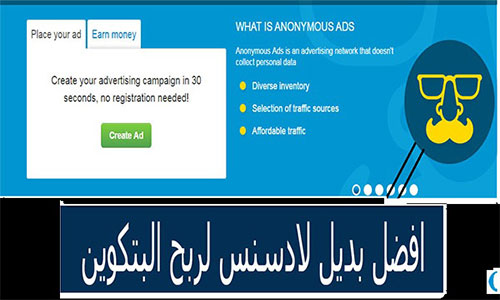 شرح موقع a-ads افضل بديل لادسنس لربح البتكوين