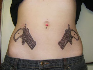 Gun Hip Tattoo Design Picture Gallery - Gun Hip Tattoo Ideas