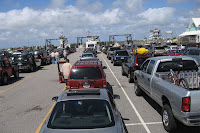 Full lot at the Hatteras Ferry Dock