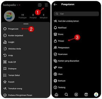 Cara matikan Online di Instagram lewat HP