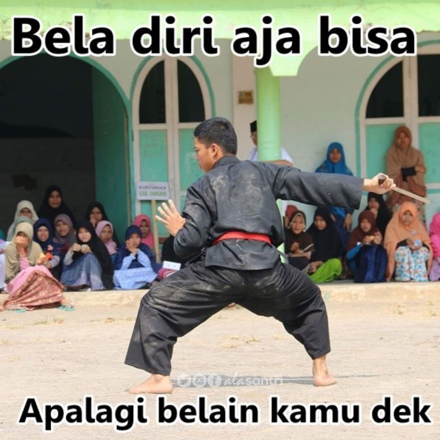 Gambar Meme Kata Kata Lucu Anak Pesantren Terbaru Ngakak 