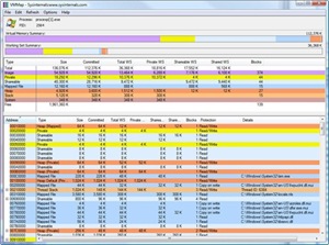 Analyze The Memory Usage On Your Computer Using VMMap
