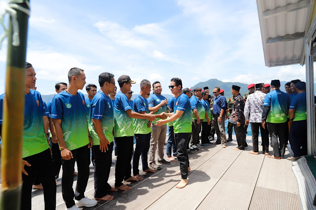 Mas Ipin Lantik Pengurus Daerah Pemuda Muhammadiyah di Rumah Apung Trenggalek