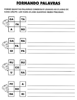 ATIVIDADES DE PORTUGUÊS PARA 3° ANO GRAMÁTICA INFANTIL