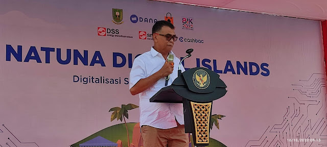 Bupati Didampingi Wabup Natuna Luncurkan Natuna Digital Islands