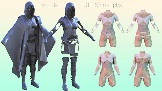 dForce Zensun Outfit for Genesis 9