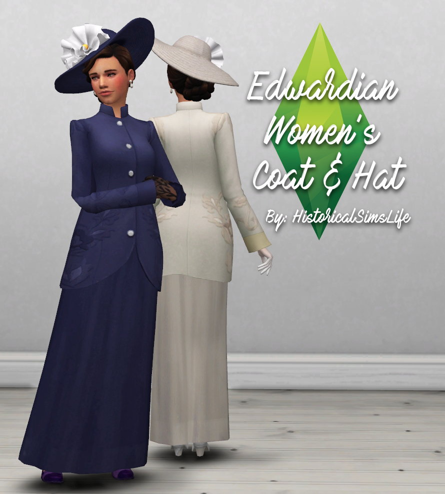 TS4: Edwardian Women's Coat and Hat