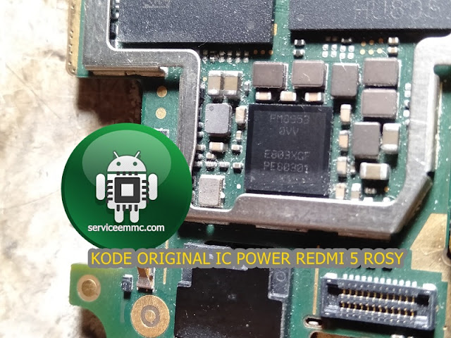 Kode iC Original ic Power-eMMC-cPU Xiaomi Redmi 5 Rosy