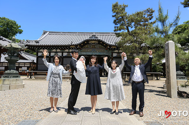 御香宮神社でお宮参り撮影