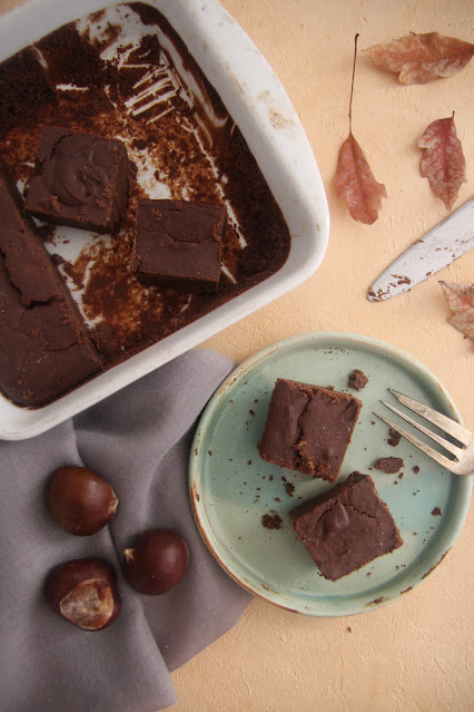 Fondant au chocolat à la farine de châtaigne vegan sans gluten