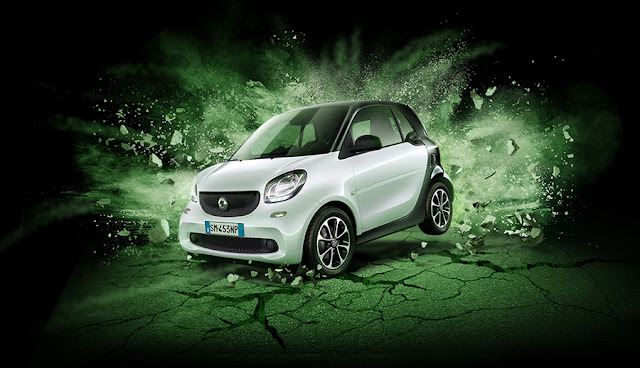 Nuova smart fortwo Black Passion a 95€* al mese. Rc auto e furto incendio gratuiti* per 1 anno.