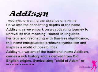 meaning of the name "Addisyn"