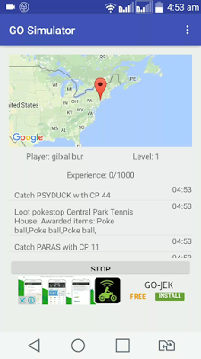 Download BOT Pokemon GO For Android - GO Simulator v1.12.2 Apk 