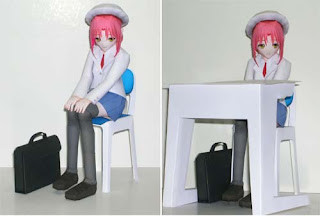 Anime Japanese School Girl Papercraft