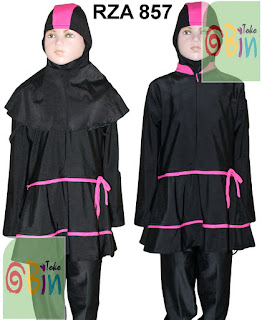 baju renang muslimah syari untuk anak RZA 857