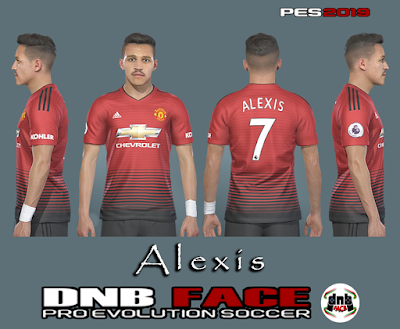 PES 2019 Faces Alexis Sanchez by DNB