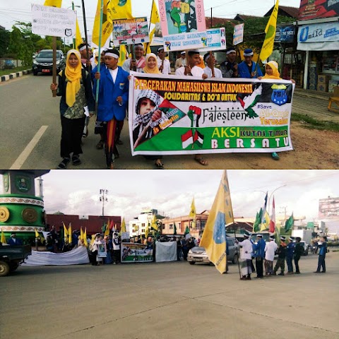 Aksi Long March, PMII Bersama Palestina