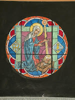 stained glass Nativity, Library of Congress Prints and Photographs Division. reproduction number, e.g., LC-USZC4-1234