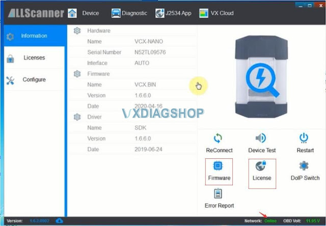 Solve VXDIAG VCX SE JLR “0 day remaining 1