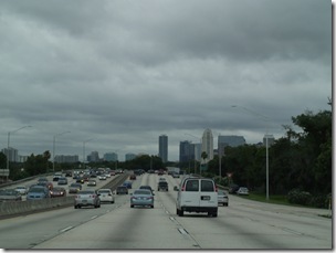 Luckily the traffic was heading out of Orlando.