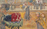 Evening in Paris by Pierre Bonnard - Landscape Paintings from Hermitage Museum