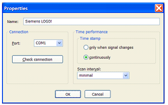 Configuration of PLC Driver