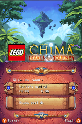  Detalle LEGO Legends Of Chima El Viaje De Laval (Español) descarga ROM NDS