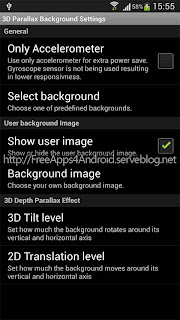 3D Parallax Background Free Apps 4 Android