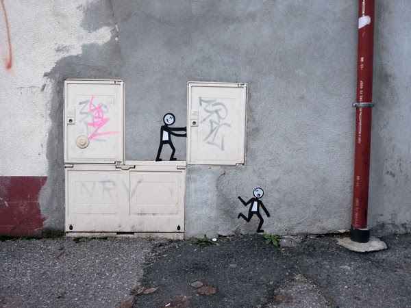 Creative Street Art by French Artist OakOak