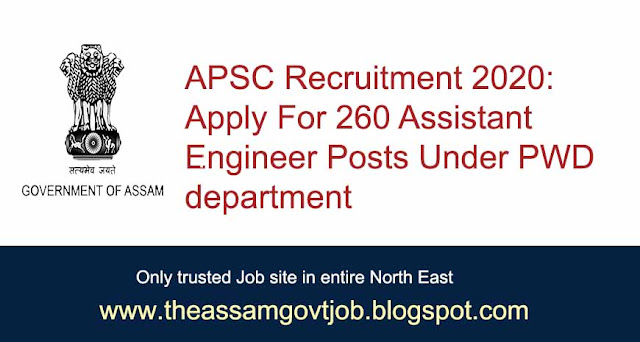 APSC Recruitment 2020: Apply For 260 Assistant Engineer Posts 