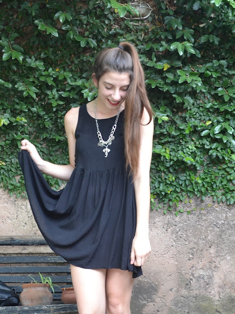 outfit, fashion blogger, argentina, black dress, leather jacket