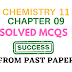 1st year Chemistry mcqs Chapter 9  SOLVED