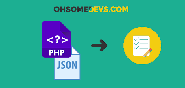 Extracting PHP JSON format data.