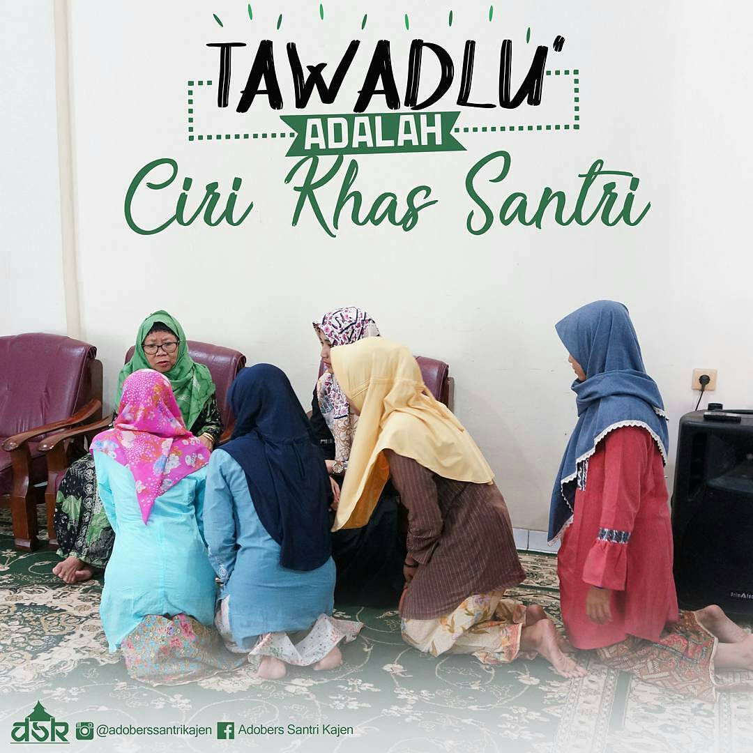 Motivasi Muslimah Tawadlu Adalah Ciri Khas Santri Meme Comic