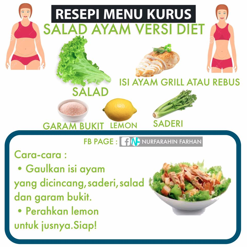 Resepi Mudah Menu Untuk Kurus - Nurfuzie.com