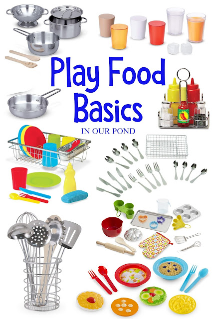 Best Play Food for the Toy Kitchen // In Our Pond // Gift Guide for Kids // Fuel the imagination // Pretend Play // Basic Kitchen Toys