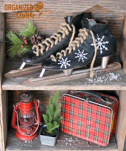 A 2019 Christmas Decor Recap #DIYChristmas #oldsignstencils #upcycle #repurpose #holidaydecor #rusticChristmas