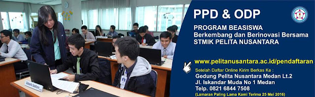 Informasi Program Beasiswa STMIK Pelita Nusantara Medan Tahun 2016