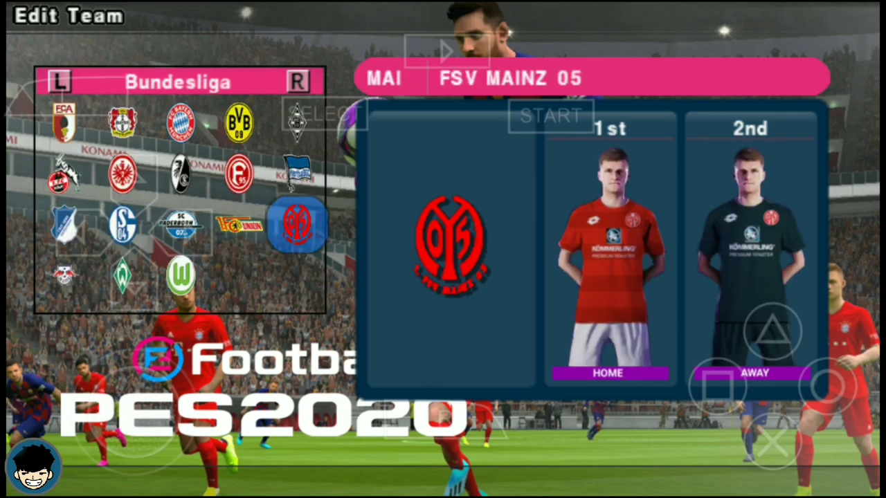 eFootball PES 2020 PPSSPP Camera PS4 English Version ...