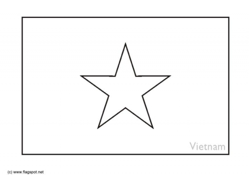 Argentina Flag Coloring Page