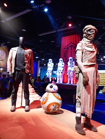 Star Wars Force Awakens film costumes BB8 droid