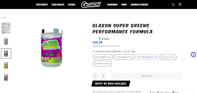 Glaxon Super Greens Dinosaur Fruit Discontinued