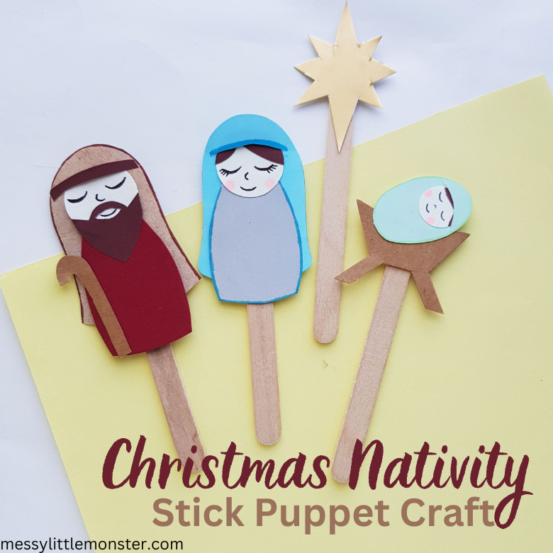 Christmas Nativity puppet craft