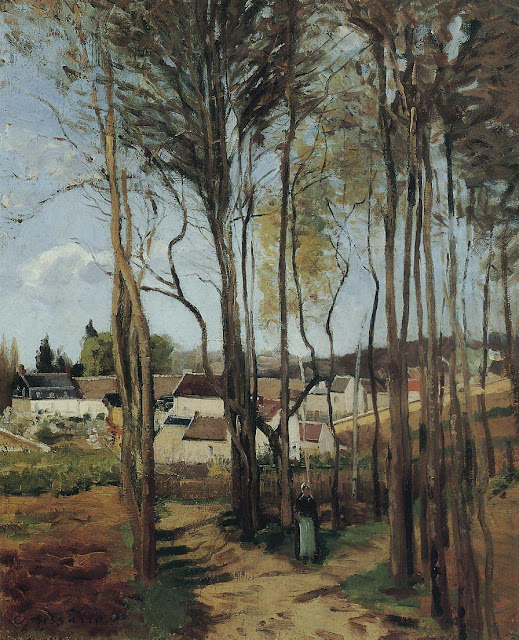 A Village through the Trees, 1868