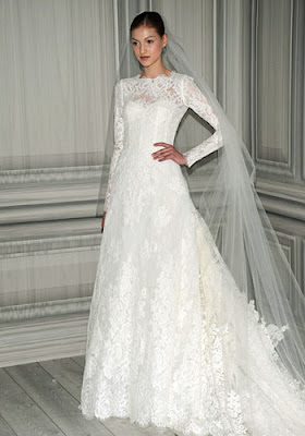 Tren Gaun Pengantin 2012 - Lace Sleeves