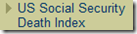 US Social Security Death Index