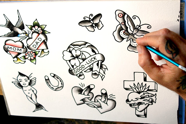 sebastian orth of otherworld tattoo _ tattoo flash - Wish List: Catherine Masi