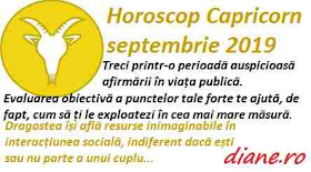 Horoscop septembrie 2019 Capricorn 