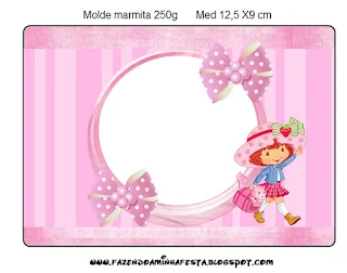 Strawberry Shortcake Free Printable Labels.